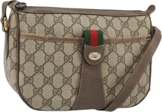 Gucci Pre-owned Vintage Cross Body Bag - Dames - Vintage Schoudertas - Beige - ONE Size - Vintage