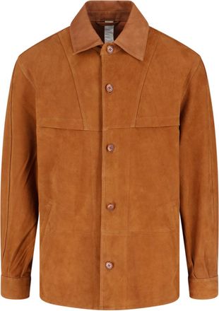 Sunflower Suede Shirt - Brown