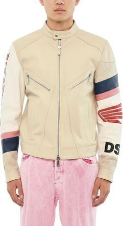 Dsquared2 Light Beige Regular Jacket