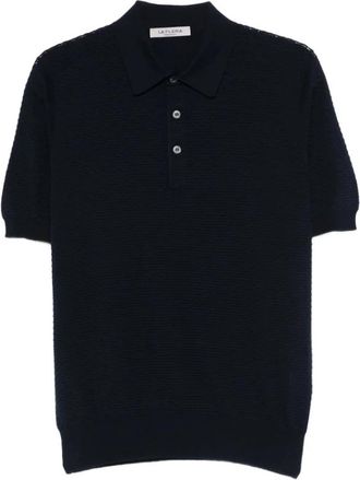 La Fileria Sweater Fileria - Heren - Polos - Zwart - L - Tops