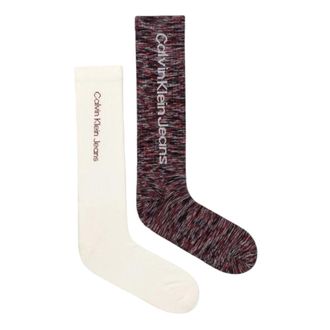 Calvin Klein Jeans Socks, male, Multicolor, Size: ONE SIZE Stylish Printed Cotton-Lycra Underwear