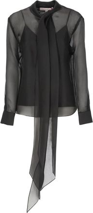 Carolina Herrera Zijden Blouse - Dames - Blouses - Zwart - S - Overhemden