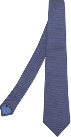 BOSS Cravatta con effetto jacquard - Blu