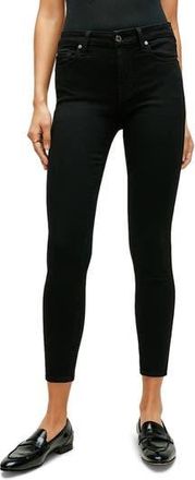 7 For All Mankind Ankle Skinny Jeans in Black at Nordstrom Rack, Size 25