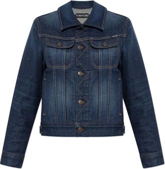 Tom Ford Denim Jacket - Dames - Spijkerjassen - Blauw - S - Denim - Jassen