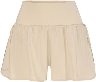 Craft Hypervent Wide Shorts Laufshorts f&uuml;r Damen | beige