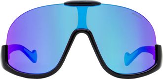 Moncler ML0230 Shield-Frame Sunglasses - Black