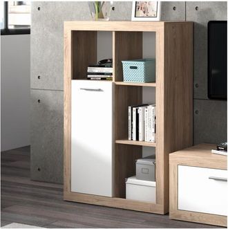 AkunaDecor Sobremesa Mansonia E27 Cromo Blanco - Cromo/blanco