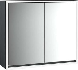 Emco Loft Armario Con Espejo Iluminado, 800mm, 2 Puertas, Modelo De