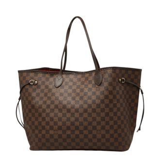 Louis Vuitton Brown Pvc Leather Tote Bag (Pre-Owned)
