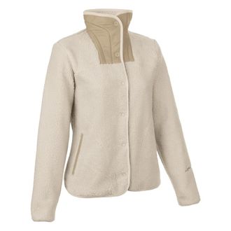 LaMunt Sabine Cozy Thermal Cardigan - Dames - Fleece jassen - Beige - XL - Polyester - Fitness