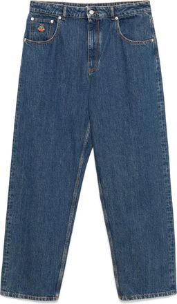 Bally Jeans affusolati con ricamo - Blu