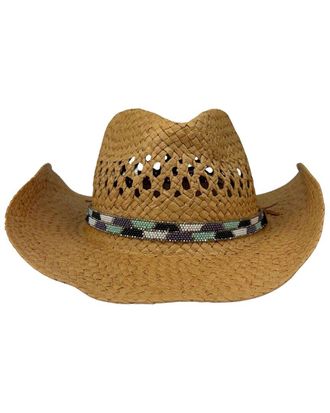 Nicole Miller Straw Rancher Hat