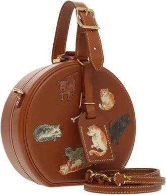 Louis Vuitton Tweedehands leren Louis Vuitton tassen - Dames - Vintage Schoudertas - Bruin - ONE Size - Leer - Vintage