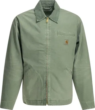 Carhartt Work in Progress Shady Green Og Detroit Velvet Collar Jacket