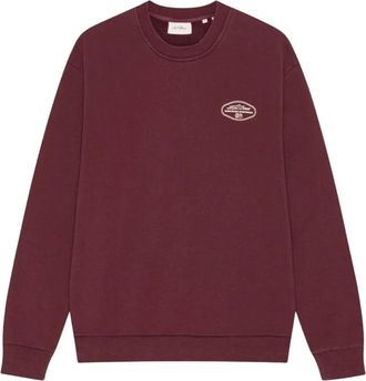Les Deux Worldwide Sweatshirt - Heren - Sweatshirts - Rood - L - Katoen - Hoodies & sweatvesten