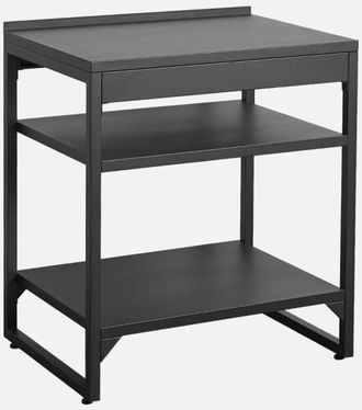Sweeek Cucina esterna in acciaio 2 ripiani, 80cm