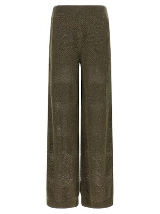 Brunello Cucinelli Khaki Relaxed Elasticated Pant