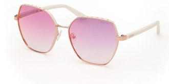Guess GU00108 21Z Womens Sunglasses Gold Size 60