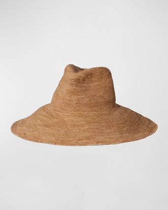 Janessa Leoné Waverly Raffia Large Brim Hat
