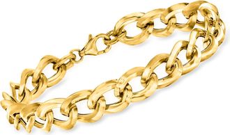 Ross-Simons Italian 18kt Yellow Gold Curb-Link Bracelet