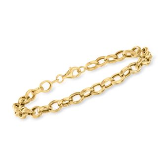 Canaria Canaria 5mm 10kt Yellow Gold Cable Chain Bracelet