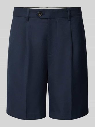 Selected Loose Fit Bermudas mit Woll-Anteil Modell OTTO in Marine, Gr&ouml;&szlig;e XXL