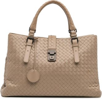 Bottega Veneta Pre-owned Bottega Veneta Medium Nappa Intrecciato Roma Tote B03532933A