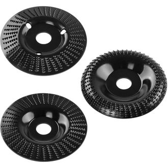 OEM Juego De 3 Discos Abrasivos De 125 Mm Para Madera, Ideales Para Dar Forma, Lijar, Cortar Y Tallar Madera. Discos Para Amoladora Angular - Crezuo