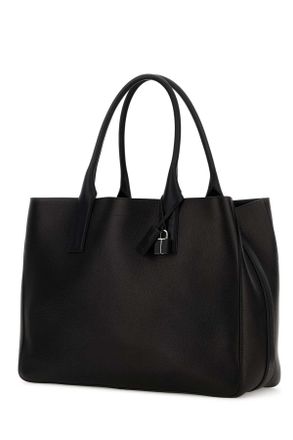 Tom Ford Mens Grain Shoulder Bag Black Leather