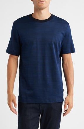 BOSS Taut Jersey Cotton T-Shirt in Dark Blue at Nordstrom Rack, Size X-Large