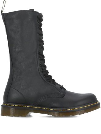 Dr. Martens Stivali 14-Eye con zip - Nero