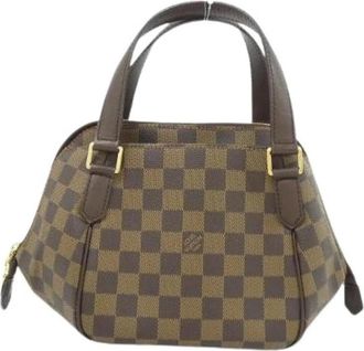 Louis Vuitton Pre-owned Belem Damier Coated Canvas Bag - Dames - Vintage Handtas - Bruin - ONE Size - Vintage