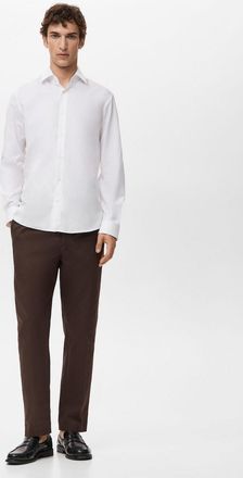Mango Camicia 100% cotone regular-fit bianco - Uomo - XXL - MANGO MAN
