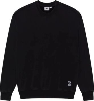 Obey Sweatshirts - Heren - Sweatshirts - Zwart - L - Katoen - Hoodies & sweatvesten