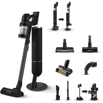 Samsung VS90F40DEK Aspirapolvere a Bastone 2in1 Nero Batteria 160min Filtro hepa - Samsung