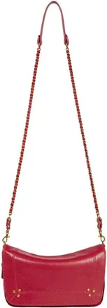 Jerome Dreyfuss Tassen, Dames, Rood, ONE Size, Katoen, Bobi S Crossbody Tas