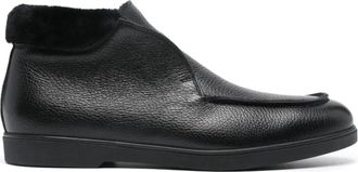 Casadei Cervo leren laarzen - Heren - Enkellaarsjes - Zwart - 45 EU - Leer - Schoenen
