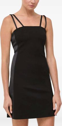 Karl Lagerfeld Abito con inserti e spalline - Nero