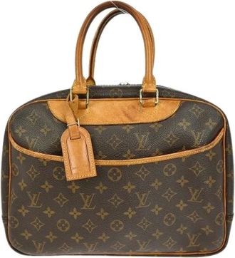 Louis Vuitton Pre-owned Handbags, female, Brown, Size: ONE SIZE Pre-owned Canvas Handbag