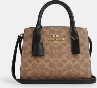 Coach Womens Andrea Carryall in Signature Canvas - Beige - One Size