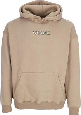 Usual Bones Hoodie met Voorzak - Heren - Hoodies - Bruin - M - Katoen - Hoodies & sweatvesten