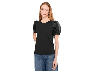 Sanctuary Feel Good T-Shirts Womens Clothing Black : LG (US 10-12), Polyester/Cotton