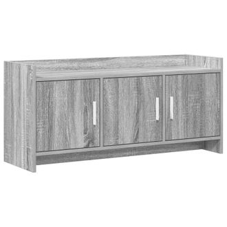 vidaXL Mueble De Tv 102 X 33 X 47 Cm Sonoma Gris Madera De Ingenier&iacute;a Vidaxl
