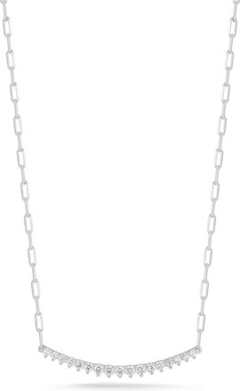 Glaze Jewelry Sterling Silver Wide Bar Necklace