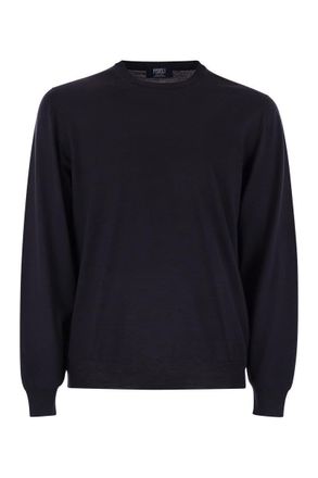 Fedeli Argentina - Crew-Neck Sweater In Superfine Wool