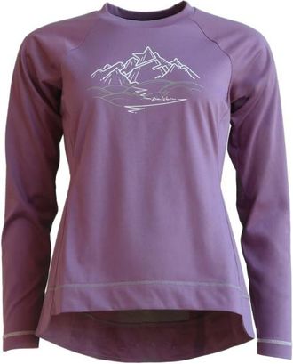 Zimtstern PureFlowz Eco Shirt L/S Velotrikot f&uuml;r Damen | lila