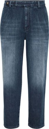 Brunello Cucinelli straight-leg jeans - men - Cotton/Spandex/Elastane - 52 - Blue