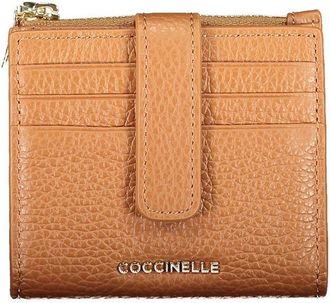 Coccinelle Womens Leather Small Wallet - Tan - One Size