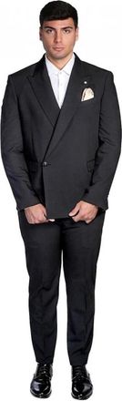 Bharnaba Wasabi Pak - Heren - Business pakken - Zwart - 6XL - Polyester - Kostuums